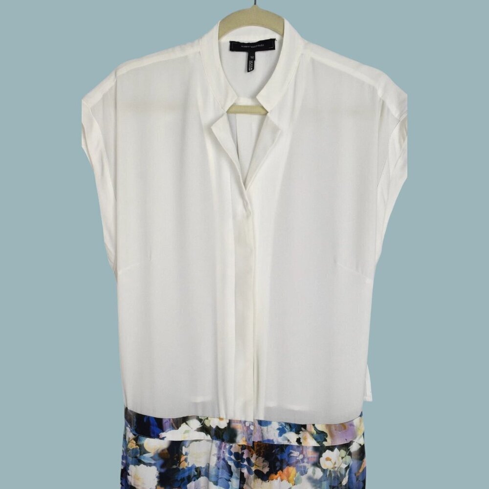 ROBERT RODRIGUEZ COLOR-BLOCK FLORAL JUMPSUIT - Picture 3 of 10